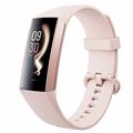 C80 Bracciale intelligente con schermo AMOLED da 1.1" e temperatura corporea con monitoraggio della frequenza cardiaca, della pressione sanguigna e dell'ossigeno nel sangue - Oro / Rosa