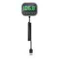 Display HUD per auto C80 6-in-1 con Bluetooth 5.3 e trasmettitore FM - Nero