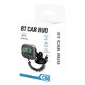 Display HUD per auto C80 6-in-1 con Bluetooth 5.3 e trasmettitore FM - Nero
