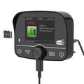 Ricevitore radio digitale DAB+ per auto C9 - Bluetooth 5.0, display touch, USB-C, trasmettitore FM e uscita AUX - Nero