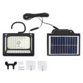 CCP087 Lampada da giardino a energia solare con 190 LED e sensore di movimento - Luce bianca