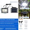 CCP087 Lampada da giardino a energia solare con 190 LED e sensore di movimento - Luce bianca