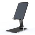 CCT15 Supporto per telefono pieghevole portatile Tablet antiscivolo regolabile Supporto in metallo per dispositivo da 4-13 pollici