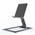 CCT16 Supporto per telefono da tavolo Supporto per tablet portatile pieghevole in lega di alluminio Supporto 1.5Kg Cuscinetto di carico