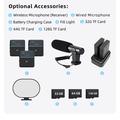 CD-V02 Videocamera 8K con WiFi e zoom ottico 8X - Nera