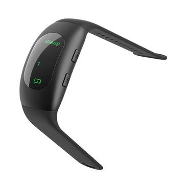Braccialetto di aiuto al sonno a microcorrenti CES con 3 modalità e timer automatico - nero