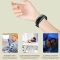 Braccialetto di aiuto al sonno a microcorrenti CES con 3 modalità e timer automatico - nero