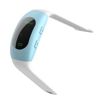 Braccialetto di aiuto al sonno a microcorrente CES con 3 modalità e timer automatico - Blu