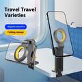 CH21 Supporto magnetico pieghevole portatile per telefono per tavolini di aerei/treni