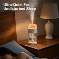 Umidificatore CL37 da 280ml con cristalli di sale e luce d\'atmosfera a 7 colori - Bianco