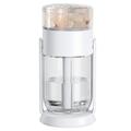 Umidificatore CL37 da 280ml con cristalli di sale e luce d\'atmosfera a 7 colori - Bianco