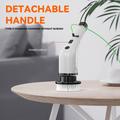CLE-04 Spazzola elettrica cordless 8 in 1 con manico allungabile - Bianco
