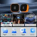 CP031-1 Adattatore wireless 2 in 1 per CarPlay e Android Auto - Arancione / Nero