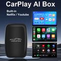 CP2B Car Video Box/CarPlay AI Box - 2+16GB, CarPlay wireless, Android Auto, Netflix, YouTube - Nero