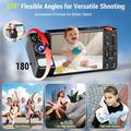 CV21 Videocamera digitale per vlogging 4K con zoom 18X e schermo ruotabile - Nero