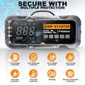CY97 avviatore di emergenza per auto con compressore d\'aria e power bank USB-A/USB-C - 10000mAh