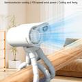 Ventilatore di raffreddamento CYKE F28 Mini con gambe flessibili a polipo - Bianco