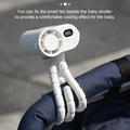 Ventilatore di raffreddamento CYKE F28 Mini con gambe flessibili a polipo - Bianco