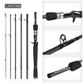 Canna da pesca Capici in fibra di carbonio - 2,1 m, Casting