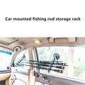 Supporto per canna da pesca per auto con ventosa - 4 slot