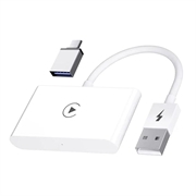 Adattatore Wireless CarPlay per iOS - USB, USB-C - Bianco