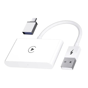 Adattatore Wireless CarPlay per iOS - USB, USB-C - Bianco