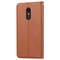 Custodia a Portafoglio per OnePlus 6T - Serie Card Set - Marrone