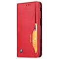 Custodia a Portafoglio per Samsung Galaxy J6+ - Serie Card Set - Rosso