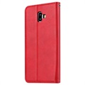 Custodia a Portafoglio per Samsung Galaxy J6+ - Serie Card Set - Rosso