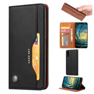 Card Set Series Huawei P30 Wallet Case - Black