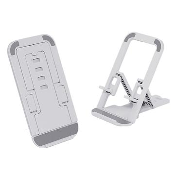 Porta telefono pieghevole in stile carta - Argento