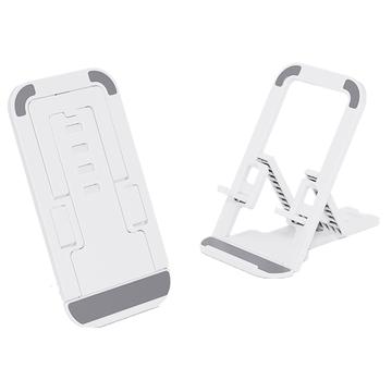 Porta telefono pieghevole in stile carta - Bianco