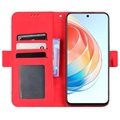 Portacarte Serie Honor X40i Custodia a Portafoglio - Rossa