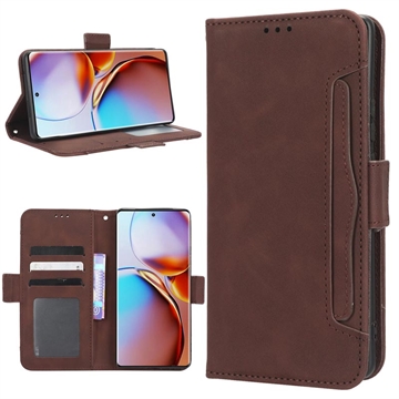 Custodia Portafoglio Serie Cardholder per Motorola Edge 40 Pro/Edge+ (2023) - Marrone