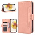 Custodia Portafoglio Serie Cardholder per Motorola Moto G73 - Rosa