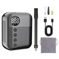 Mini pompa ad aria portatile Carsun 150 PSI - Nera