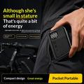 Mini pompa ad aria portatile Carsun 150 PSI - Nera