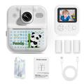 Fotocamera con stampa termica Cartoon Animal Design P02 con obiettivo ruotabile