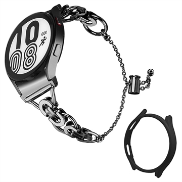 Cinturino in Acciaio Inossidabile per Samsung Galaxy Watch Active - Nero