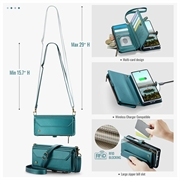 Custodia a portafoglio con blocco RFID CaseMe C36 per Samsung Galaxy Z Fold8 Ultra - Verde