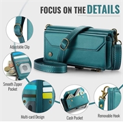 Custodia a portafoglio con blocco RFID CaseMe C36 per Samsung Galaxy Z Fold8 Ultra - Verde