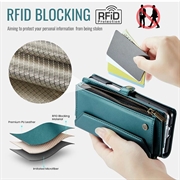Custodia a portafoglio con blocco RFID CaseMe C36 per Samsung Galaxy Z Fold8 Ultra - Verde