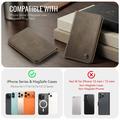 Portacarte magnetico CaseMe ME80 - Compatibile con MagSafe - Colore caffè