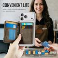 Portacarte magnetico CaseMe ME80 - Compatibile con MagSafe - Colore caffè