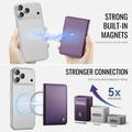Portacarte magnetico CaseMe ME80 - Compatibile con MagSafe - Viola