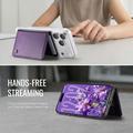 Portacarte magnetico CaseMe ME80 - Compatibile con MagSafe - Viola