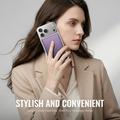 Portacarte magnetico CaseMe ME80 - Compatibile con MagSafe - Viola