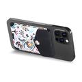 CaseNeo MC-W3 Portacarte magnetico con supporto ad anello - Nero