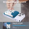 CaseNeo MC-W3 Portacarte magnetico con supporto ad anello - Blu
