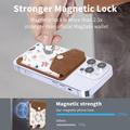 CaseNeo MC-W3 Portacarte magnetico con supporto ad anello - Marrone